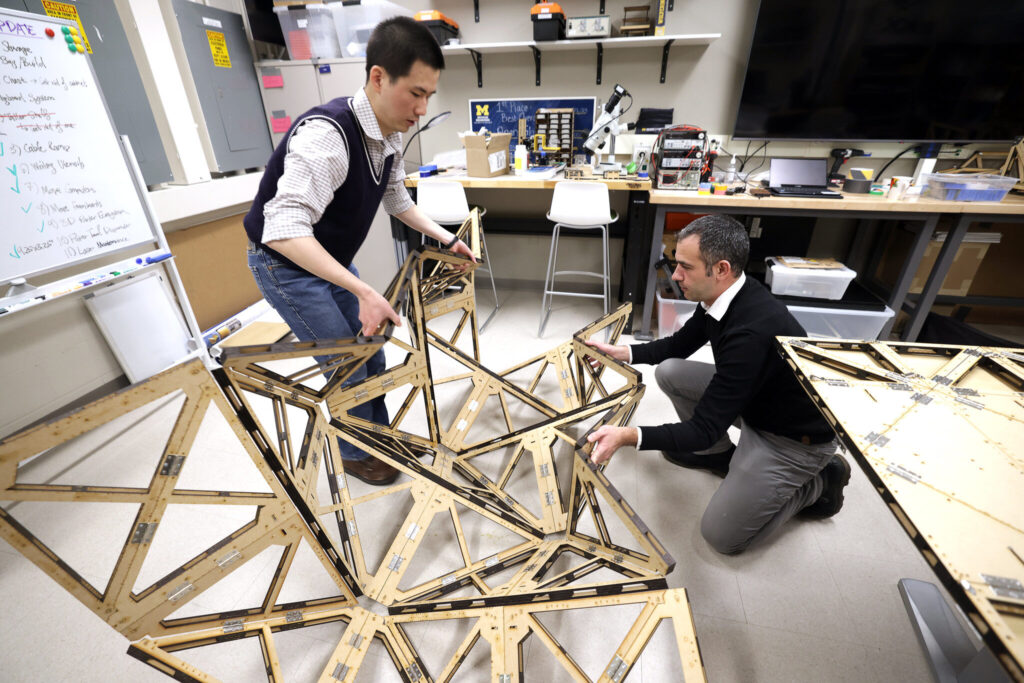 Bridge in a box: Unlocking origami’s power to produce load-bearing structures